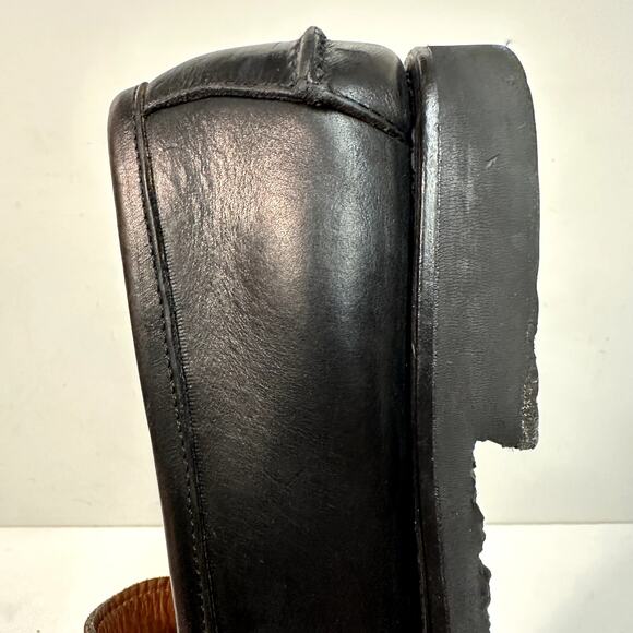 VERY GOOD Rancourt & Co. Beefroll Penny Loafers Black Made in Maine, USA 12 D - Picture 12 of 12